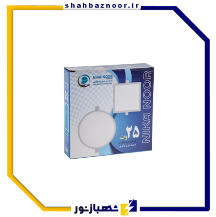 نیکانور پنل 25 وات مدل روکار فول لایت مربع کد 53
