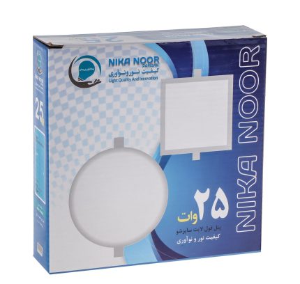 نیکانور پنل 25 وات مدل روکار فول لایت مربع کد 53