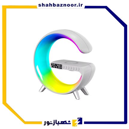 گجت 6 کاره بلوتوث ،اسپیکر، دکوری ، نور پردازی ، ساعت و آلارم مدلG63 سایز کوچک