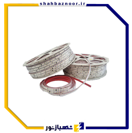 ریسه وایرلس شلنگی پشت چسب دار 10 سانت برش مهتابی