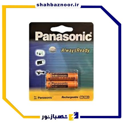 باتری نیم قلمی قابل شارژ پاناسونیک مدل (Ni-MH/HHR-55AAAB) 550mha