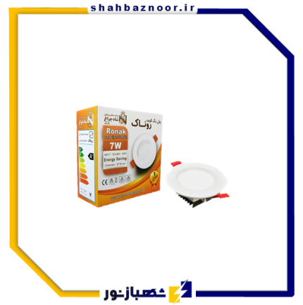 پنل ال ای دی ۷ وات شاه چراغ مدل روناک بک لایت مهتابی و آفتابی