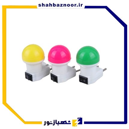 چراغ خواب پاور مدل ۳ وات کلید دار