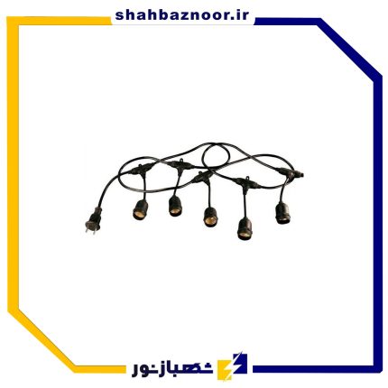 ریسه لامپ مودی ۵ متری ضدآب با ۱۰ سرپیچ